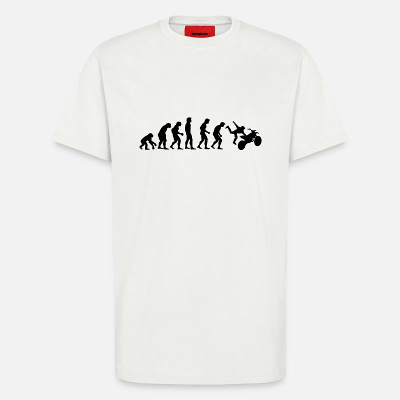 motocross_evolution - T-Shirt - made by SPREAD - OFF WHITE