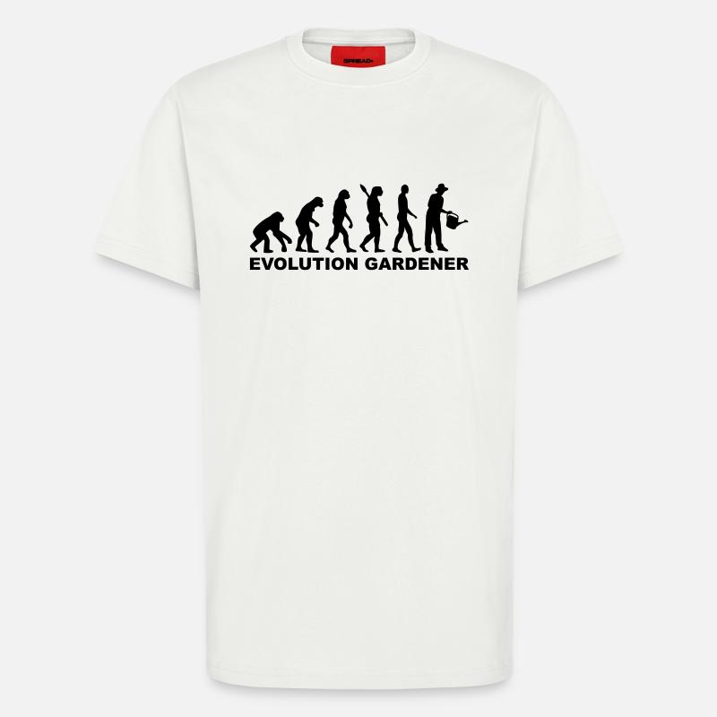 Evolution Gardener - T-Shirt - made by SPREAD - OFF WHITE