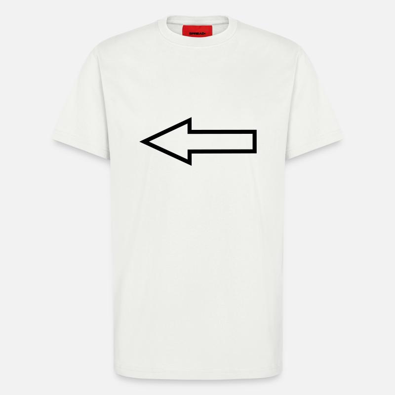 Pfeil - T-Shirt - made by SPREAD - OFF WHITE