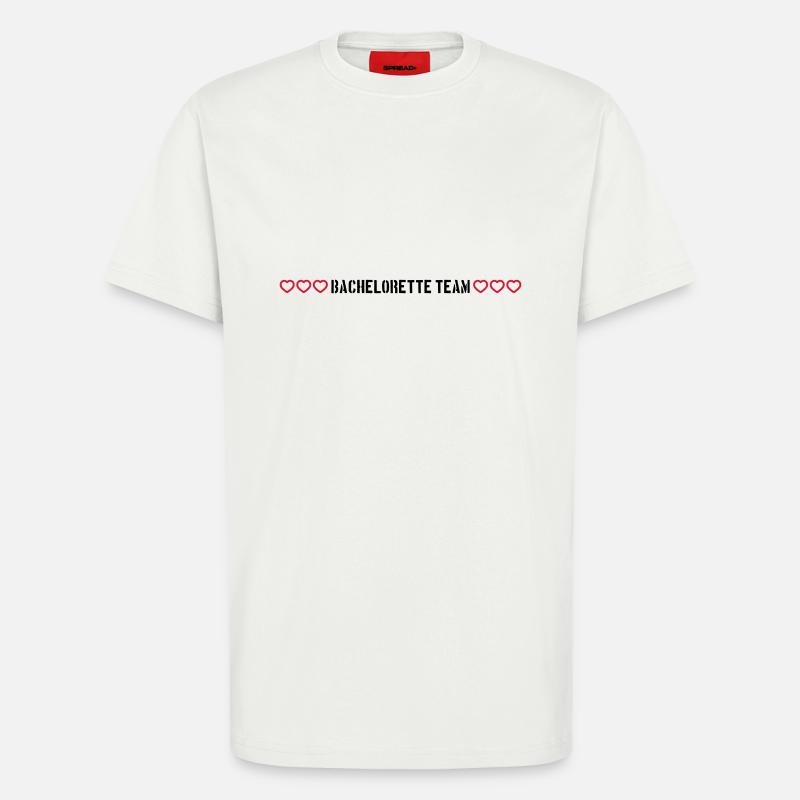 bachelorette team herzchen - T-Shirt - made by SPREAD - OFF WHITE