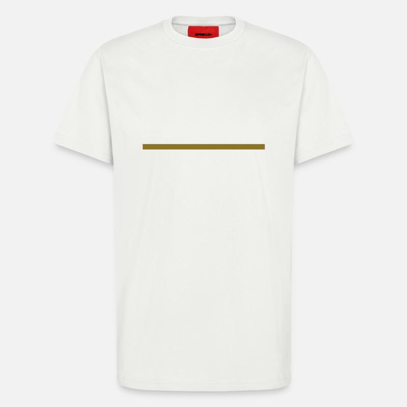 strich - T-Shirt - made by SPREAD - OFF WHITE