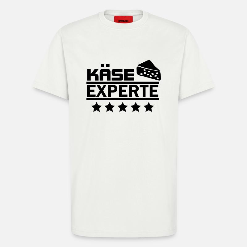 käse experte - T-Shirt - made by SPREAD - OFF WHITE