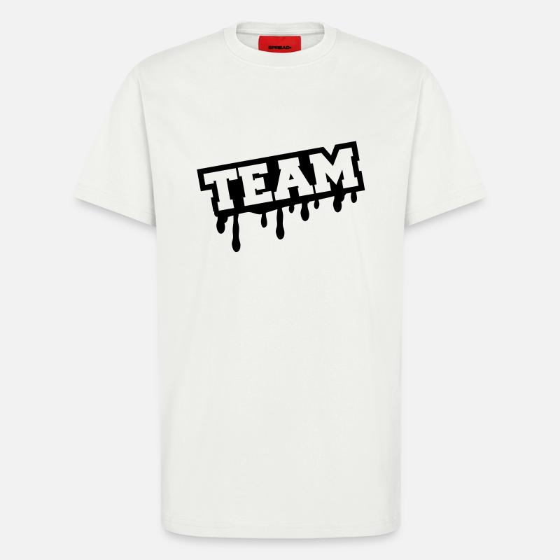 team_graffiti_wq1 - T-shirt bio décontracté fabriqué en UE - OFF WHITE