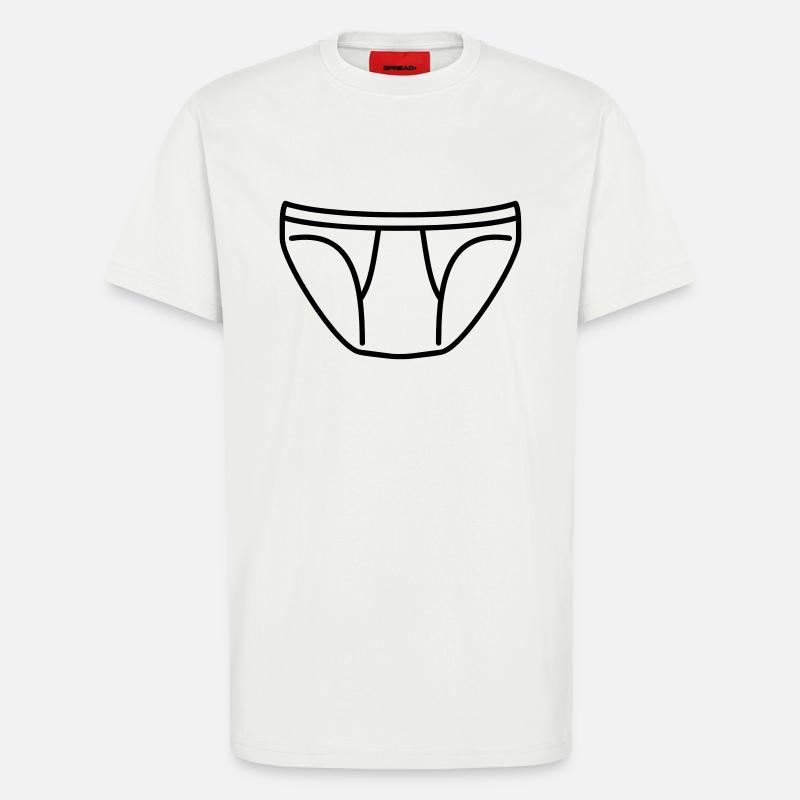Unterhose - T-Shirt - made by SPREAD - OFF WHITE