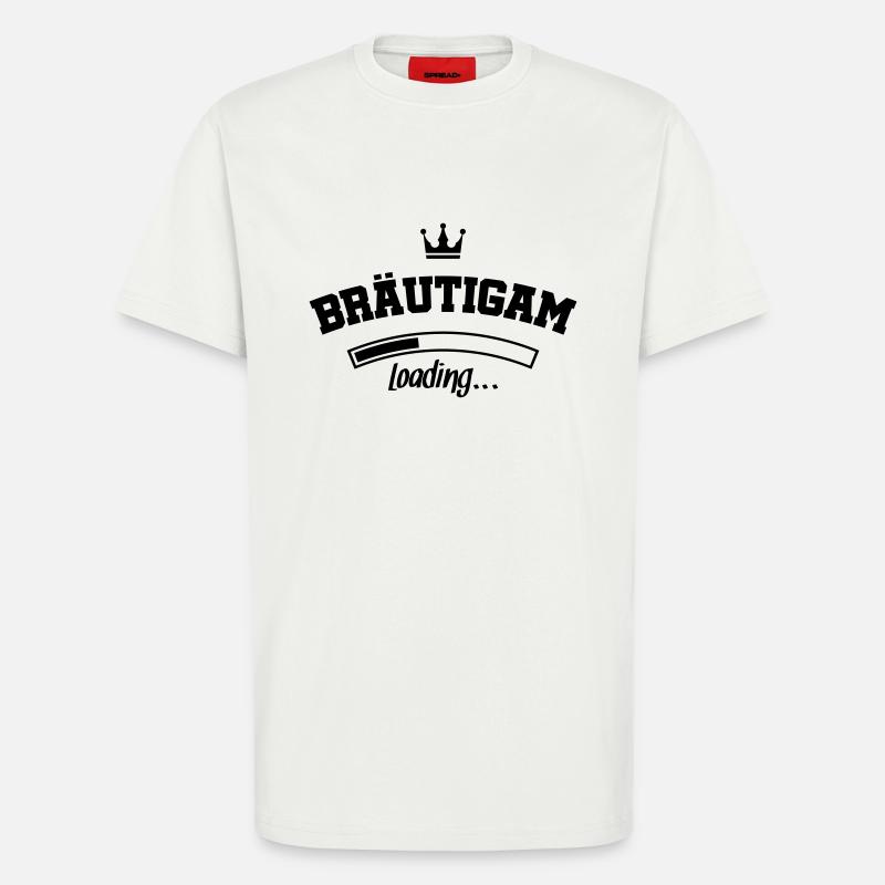 braeutigam loading design - T-Shirt - made by SPREAD - OFF WHITE