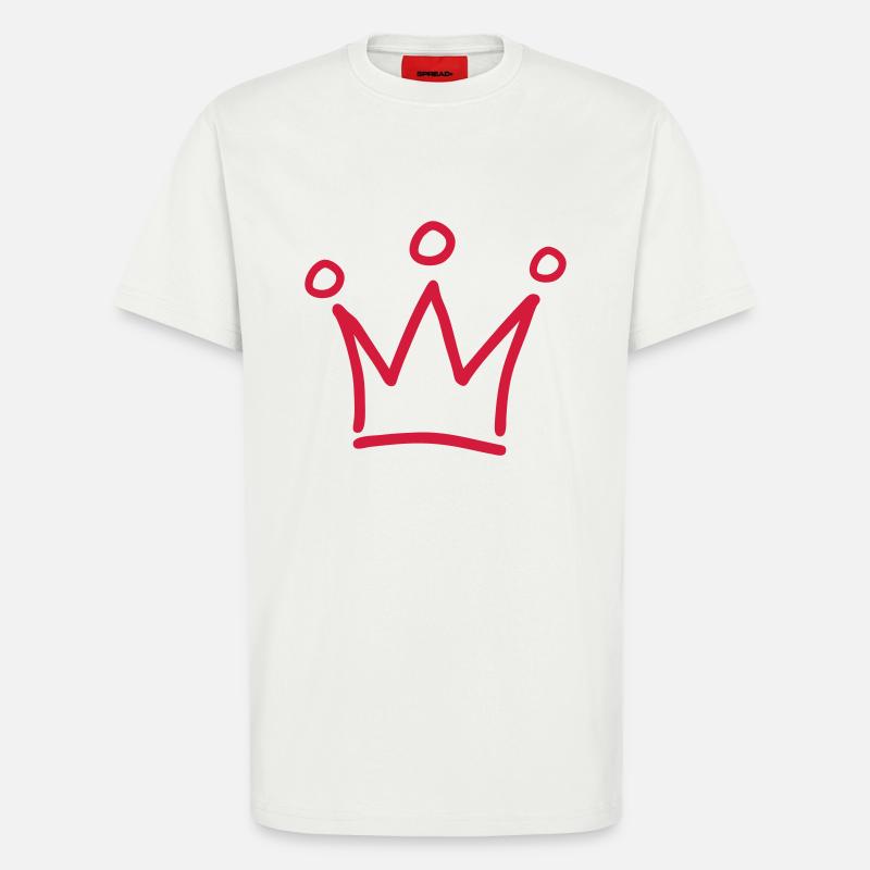 krone - T-Shirt - made by SPREAD - OFF WHITE