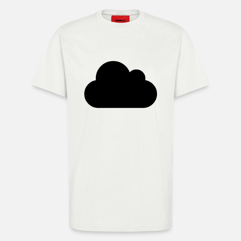 cloud - T-Shirt - made by SPREAD - OFF WHITE