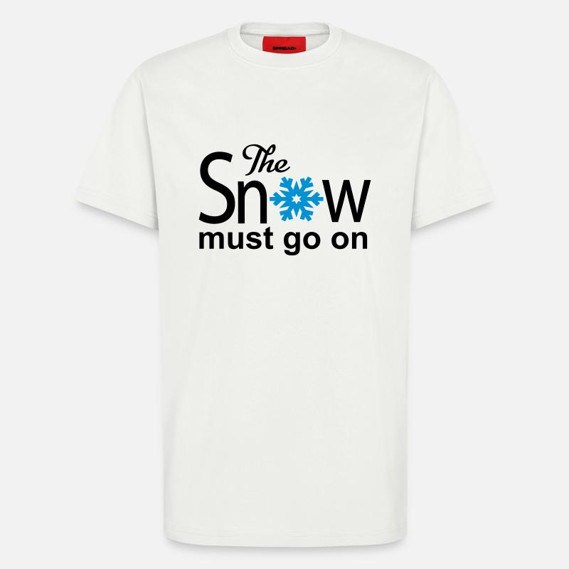 Ski - T-Shirt - made by SPREAD - OFF WHITE