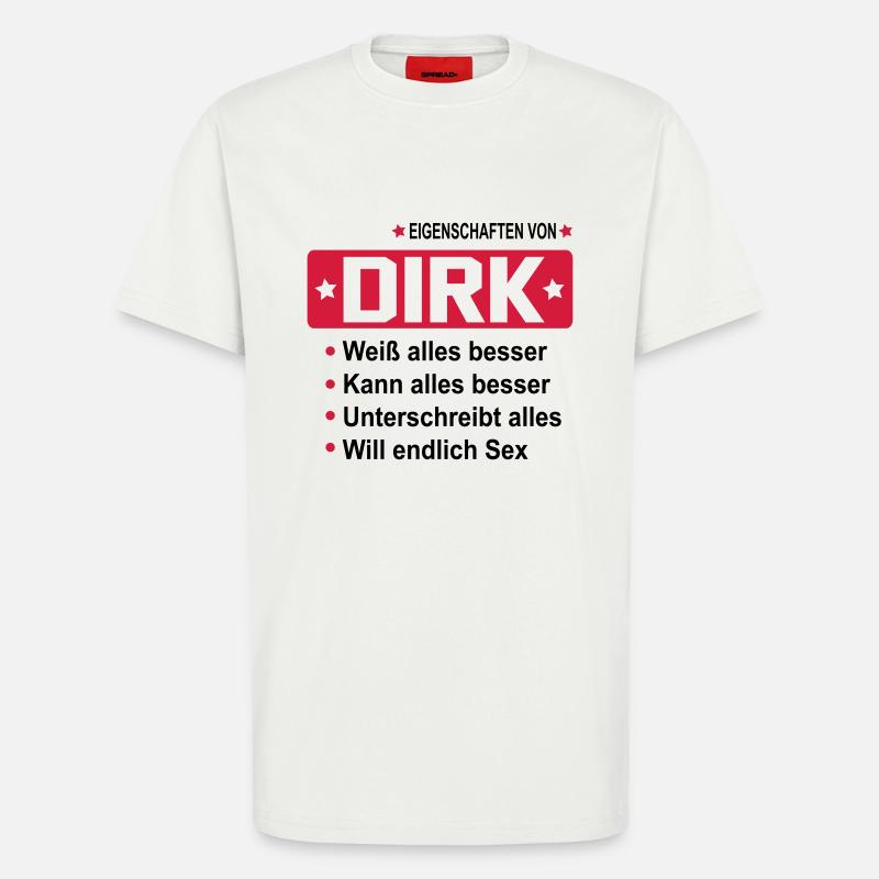 dirk - T-Shirt - made by SPREAD - OFF WHITE