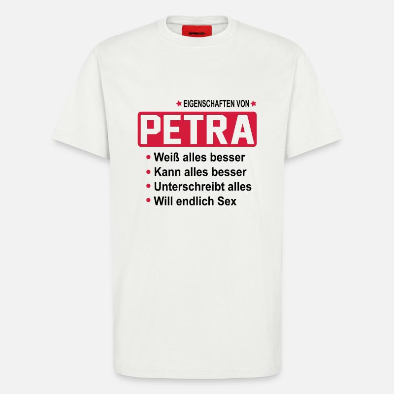 petra - T-Shirt - made by SPREAD - OFF WHITE