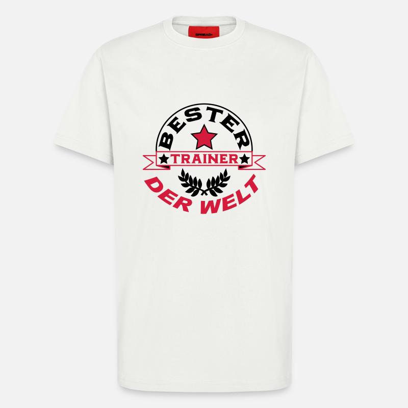 Bester trainer der welt - T-Shirt - made by SPREAD - OFF WHITE
