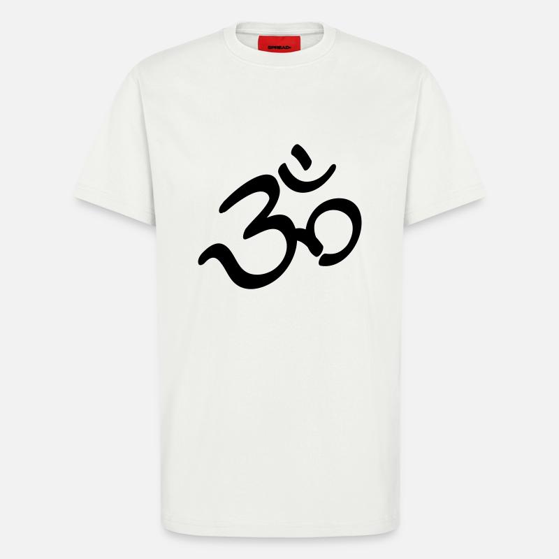 Devanagari Om - T-Shirt - made by SPREAD - OFF WHITE
