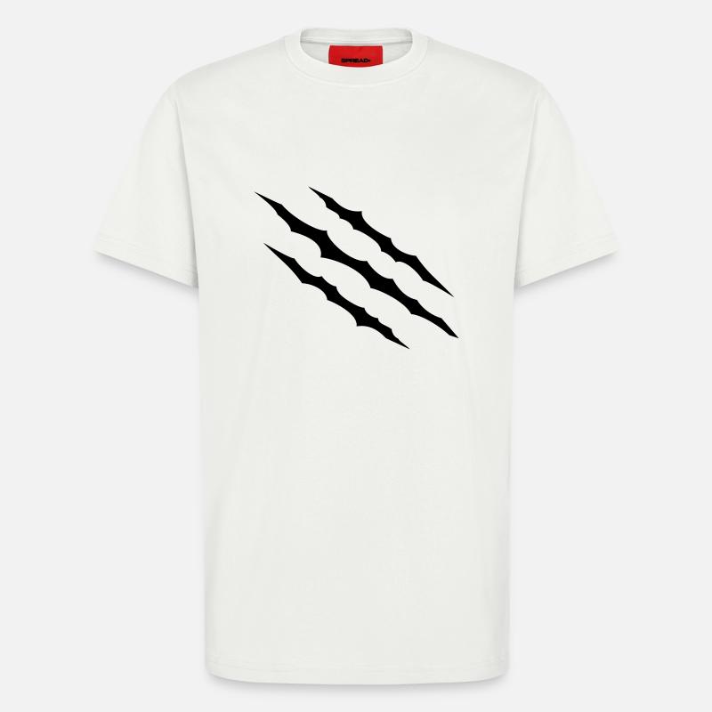 Scratches - T-Shirt - made by SPREAD - OFF WHITE