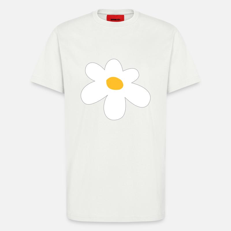 blume - T-Shirt - made by SPREAD - OFF WHITE