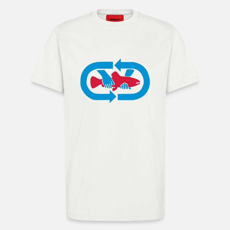 Catch & Release - Logo - T-Shirt - made by SPREAD - OFF WHITE