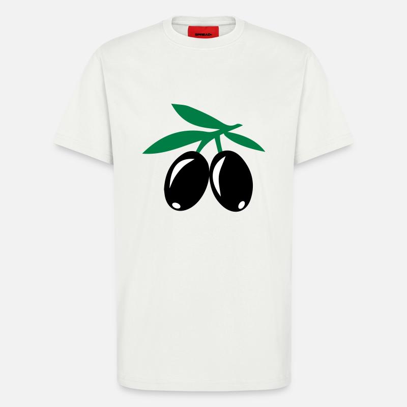 Oliven - T-Shirt - made by SPREAD - OFF WHITE