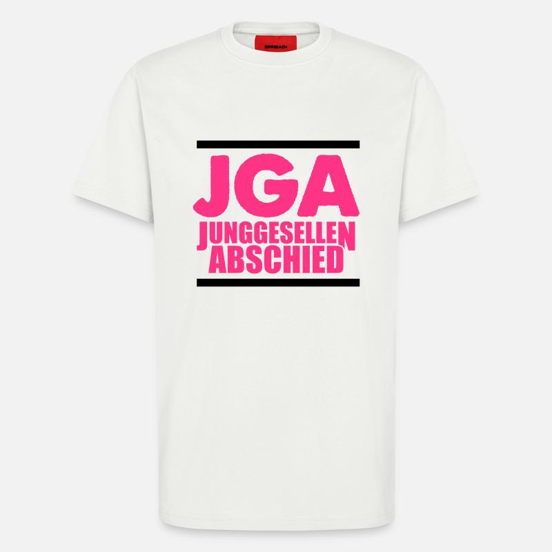 jga - T-Shirt - made by SPREAD - OFF WHITE