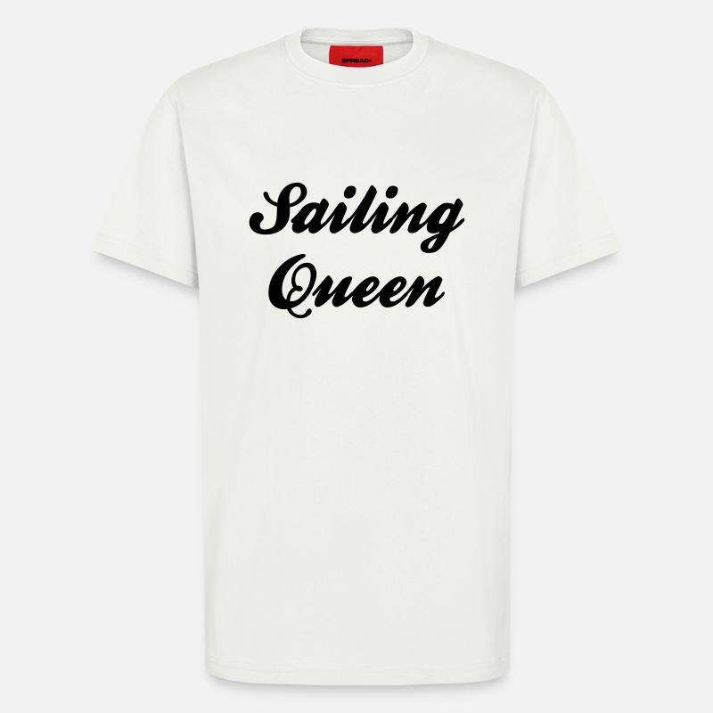 sailing queen - T-Shirt - made by SPREAD - OFF WHITE