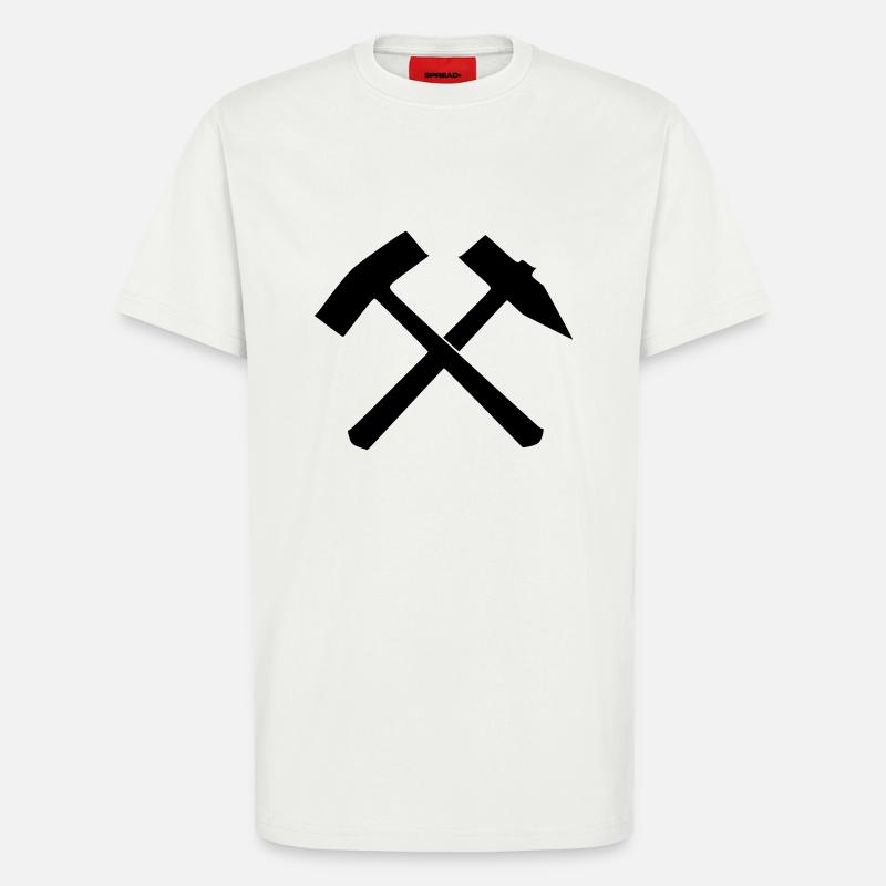 Hammer Schlägel - T-Shirt - made by SPREAD - OFF WHITE