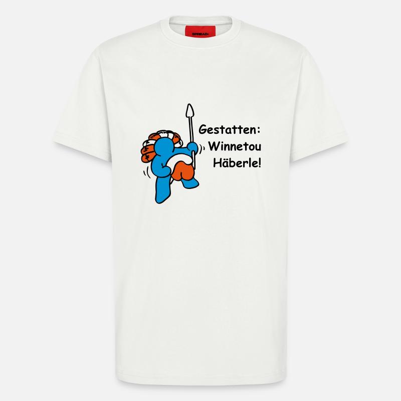 Winnetou Häberle - T-Shirt - made by SPREAD - OFF WHITE