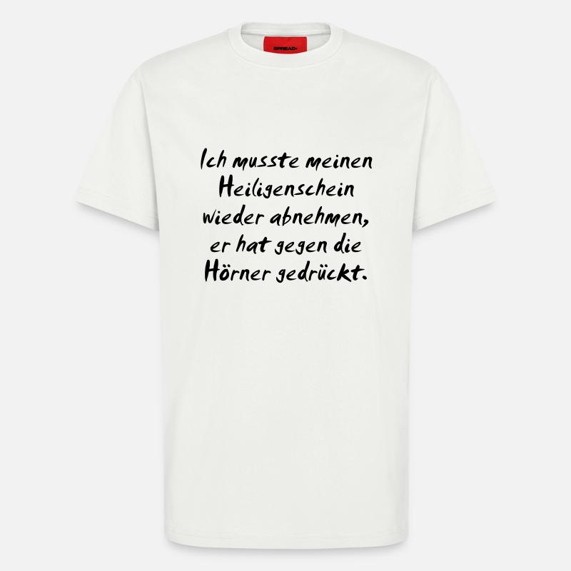 Ohne Heiligenschein - T-Shirt - made by SPREAD - OFF WHITE