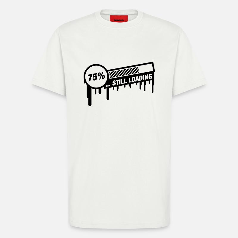 still_loading_graffiti_qu1 - T-shirt bio décontracté fabriqué en UE - OFF WHITE