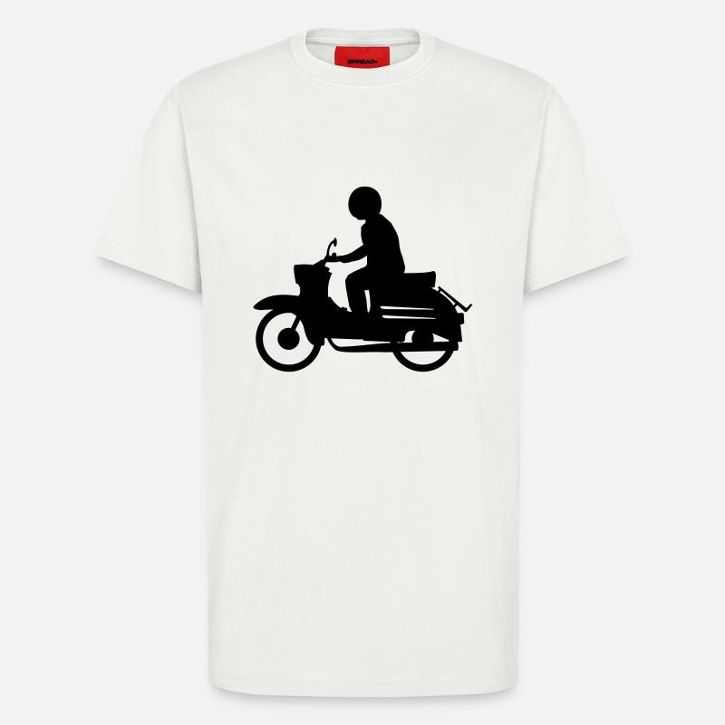 Fahrzeug - Simson Schwalbe - T-Shirt - made by SPREAD - OFF WHITE