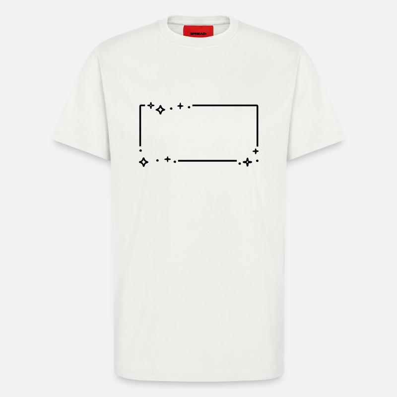 Sternchen Sterne Rahmen - T-Shirt - made by SPREAD - OFF WHITE