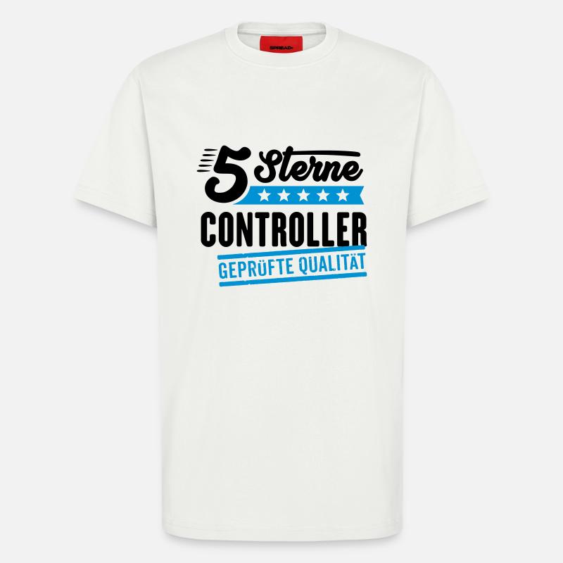 5Sterne Controller - T-Shirt - made by SPREAD - OFF WHITE