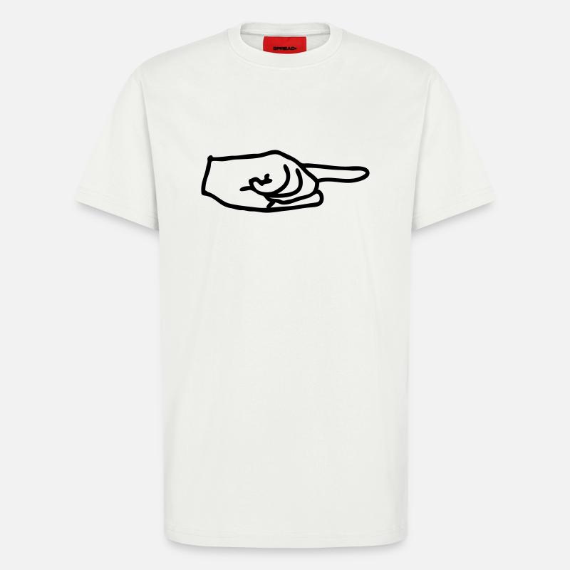 pfeil - T-Shirt - made by SPREAD - OFF WHITE