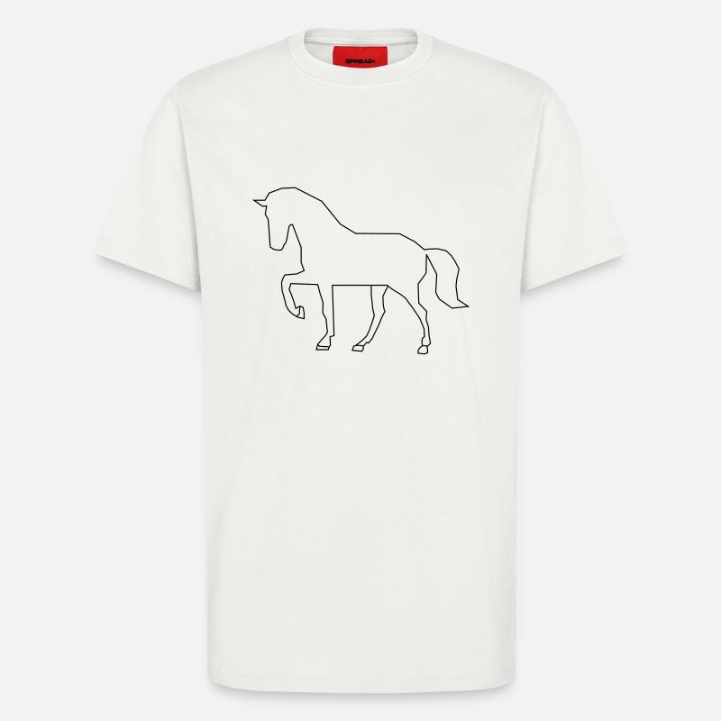 Pferd - T-Shirt - made by SPREAD - OFF WHITE