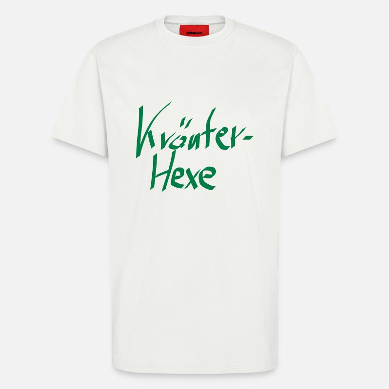 Kraeuterhexe - T-Shirt - made by SPREAD - OFF WHITE