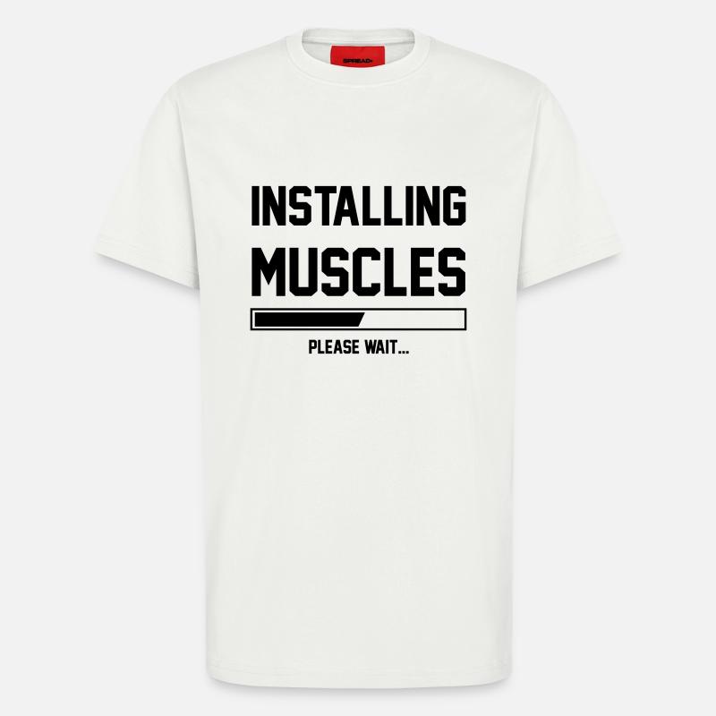 Muscles - T-Shirt - made by SPREAD - OFF WHITE
