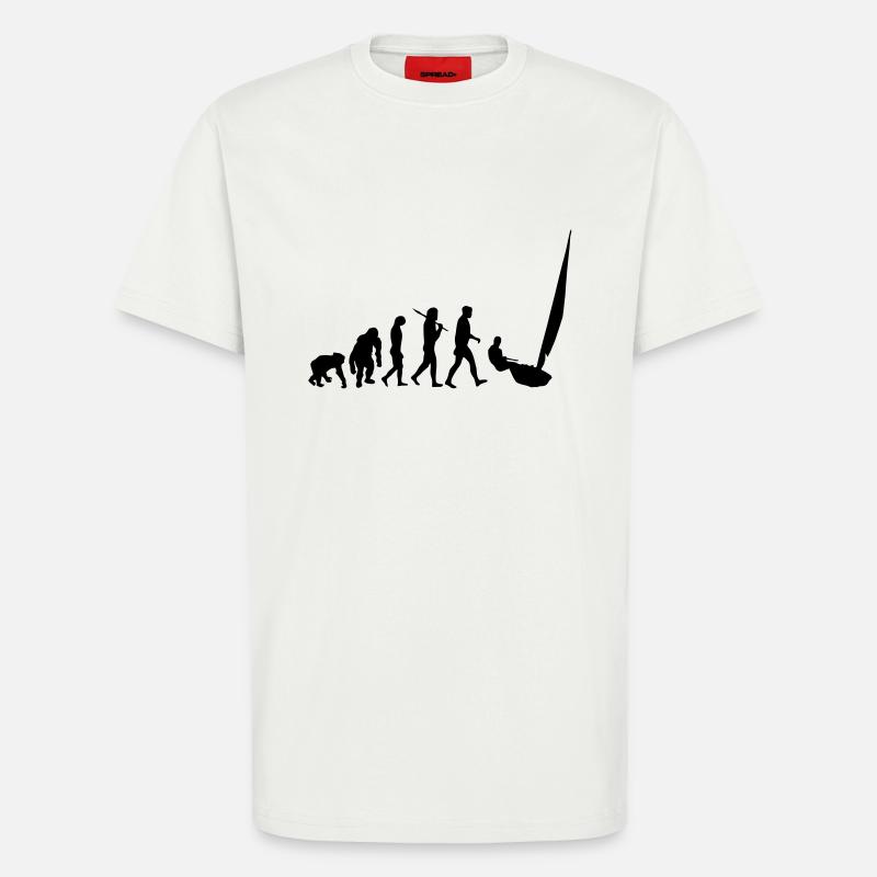 Evolution Sailing - T-Shirt - made by SPREAD - OFF WHITE