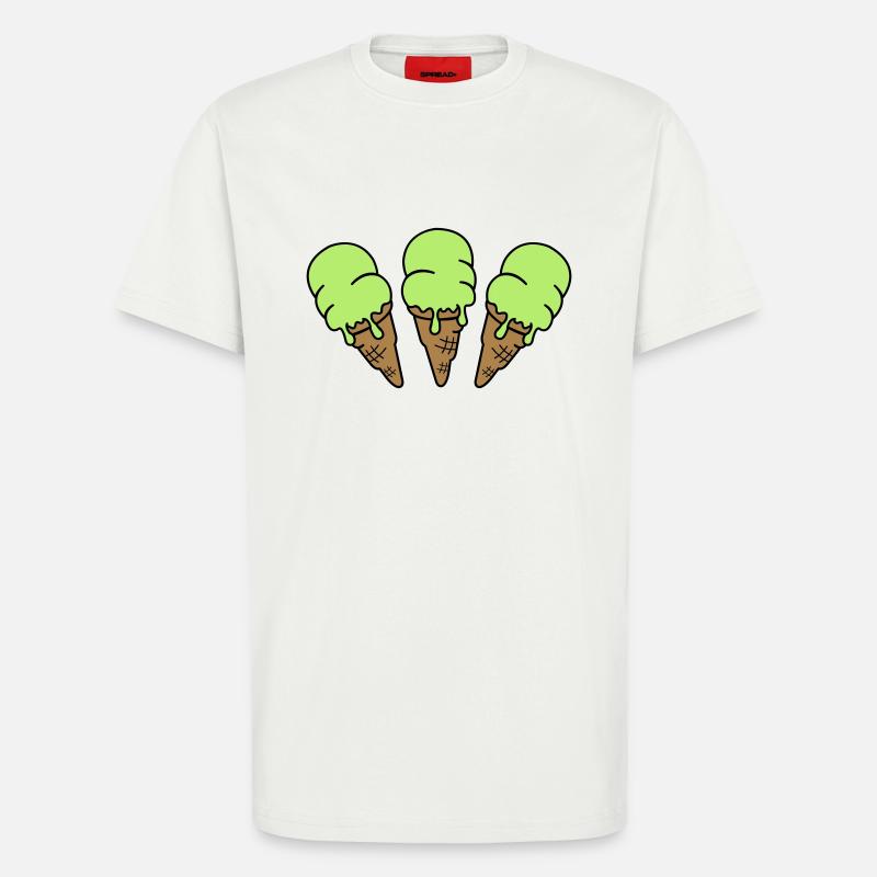 eis eiscreme 3 - T-Shirt - made by SPREAD - OFF WHITE