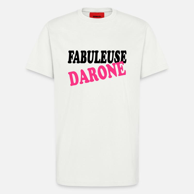 FABELHAFTER DARONE - T-Shirt - made by SPREAD - OFF WHITE