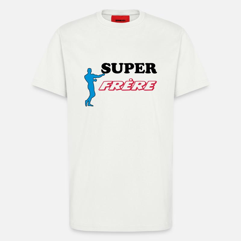 SUPER Bruder - T-Shirt - made by SPREAD - OFF WHITE