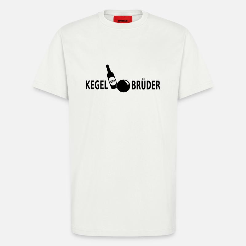 Kegelbrüder Bier - T-Shirt - made by SPREAD - OFF WHITE