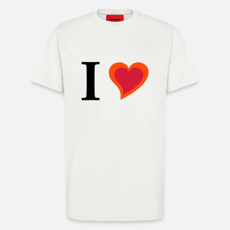 Ich liebe - T-Shirt - made by SPREAD - OFF WHITE