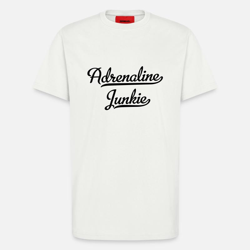 Adrenalin Junkie - T-Shirt - made by SPREAD - OFF WHITE
