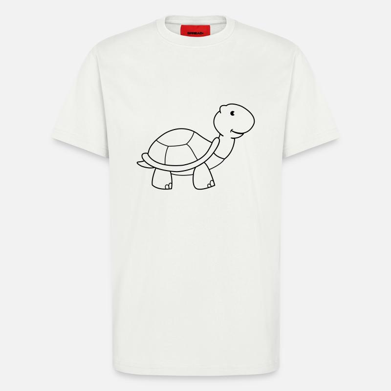 schildkröte - T-Shirt - made by SPREAD - OFF WHITE