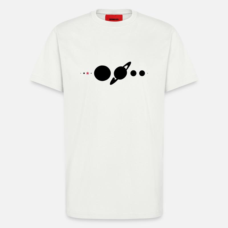 Sonnensystem* - T-Shirt - made by SPREAD - OFF WHITE