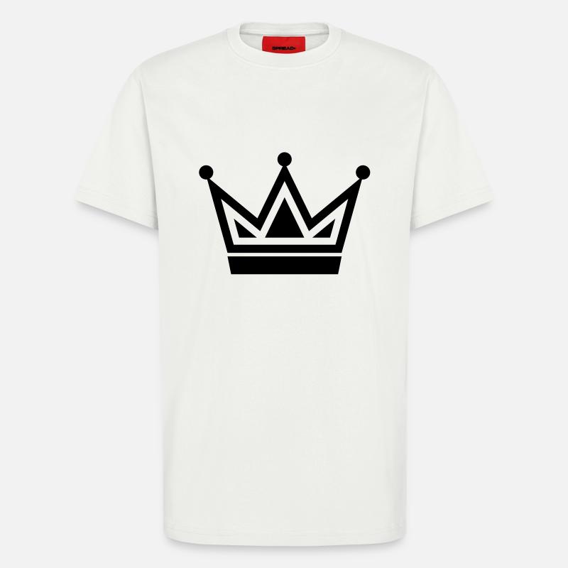 crown8 - T-Shirt - made by SPREAD - OFF WHITE