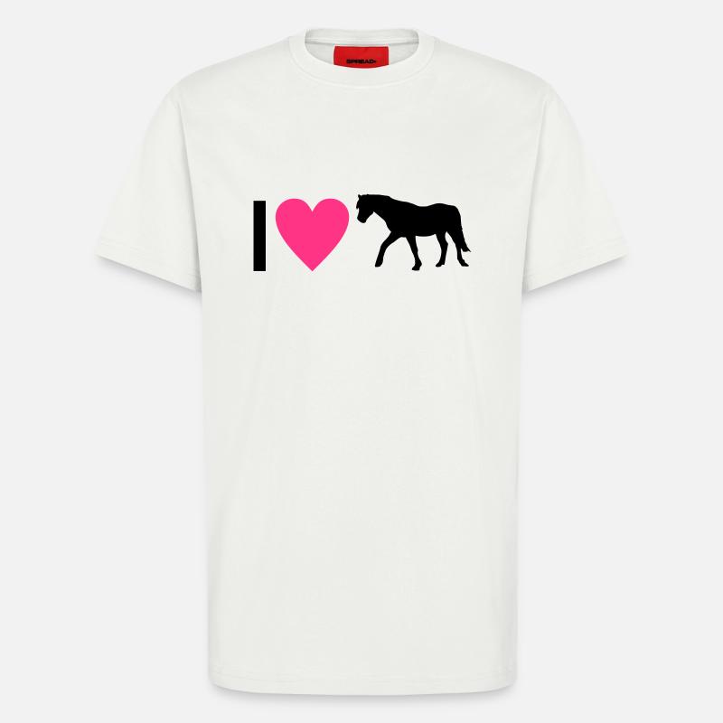 Pferd - T-Shirt - made by SPREAD - OFF WHITE