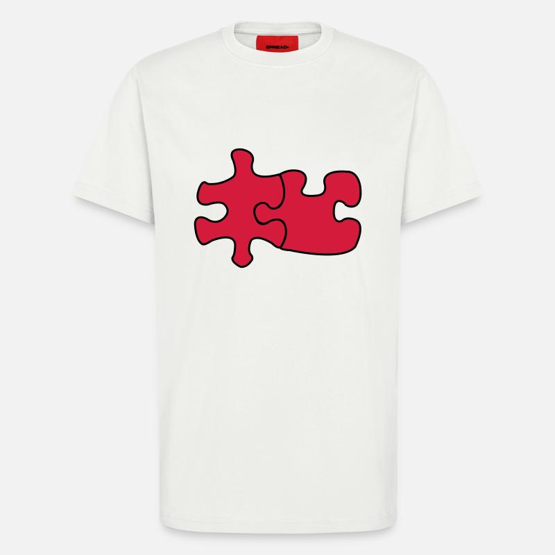 puzzle1 - T-Shirt - made by SPREAD - OFF WHITE