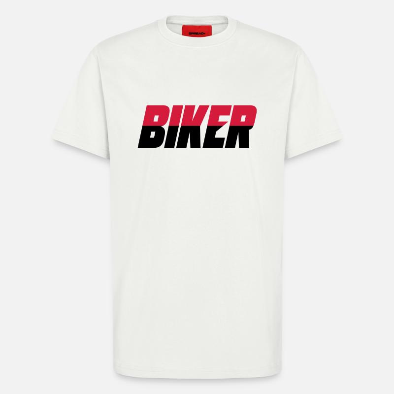Biker Motorrad Spruch - T-Shirt - made by SPREAD - OFF WHITE