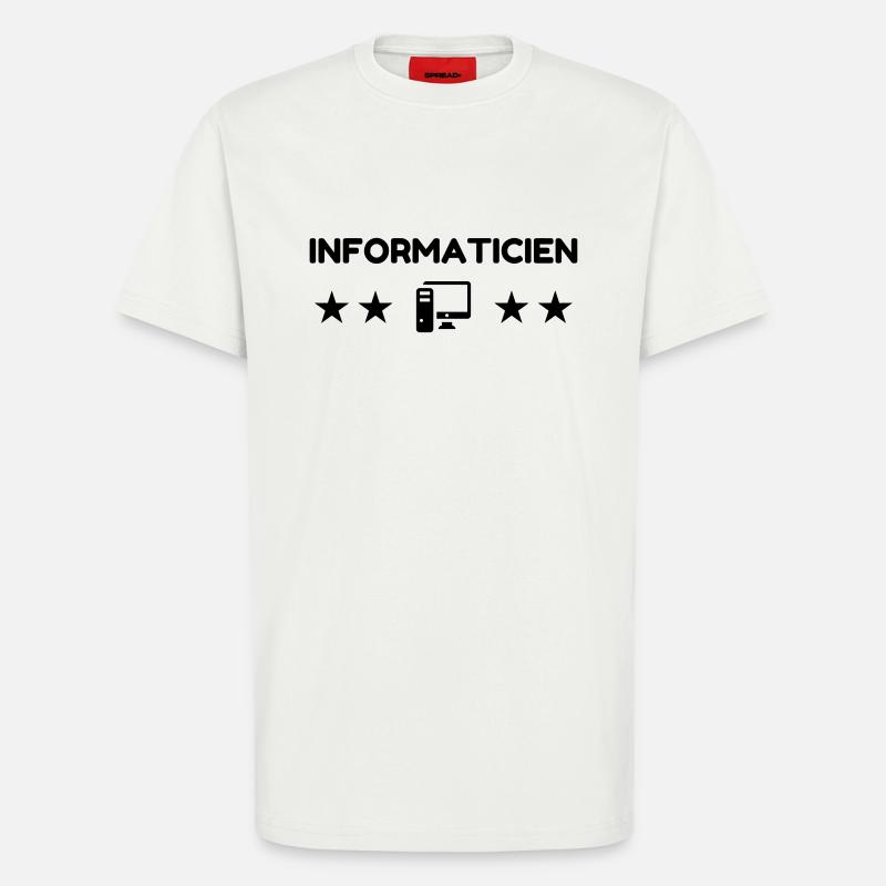 Computer / Informatiker / Aussenseiter / Ingenieur - T-Shirt - made by SPREAD - OFF WHITE