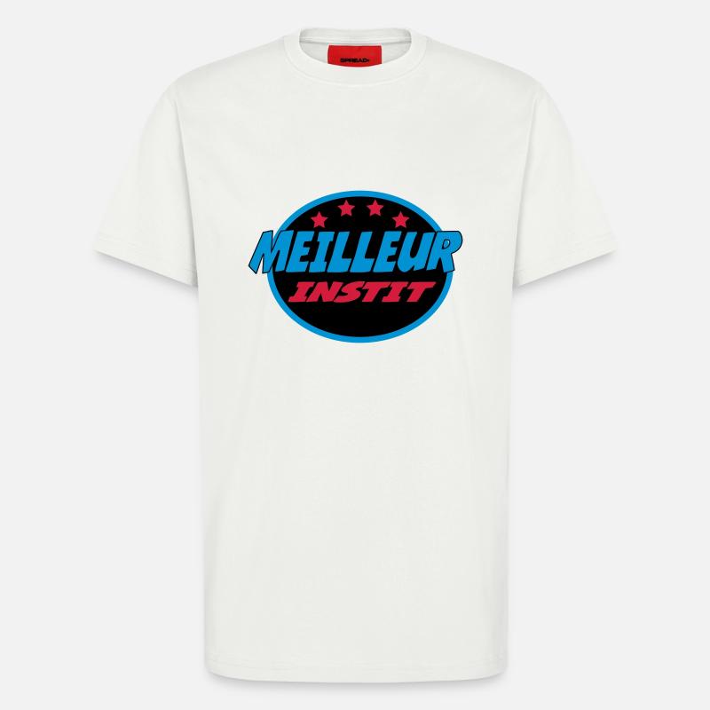 BESTER LEHRER - T-Shirt - made by SPREAD - OFF WHITE