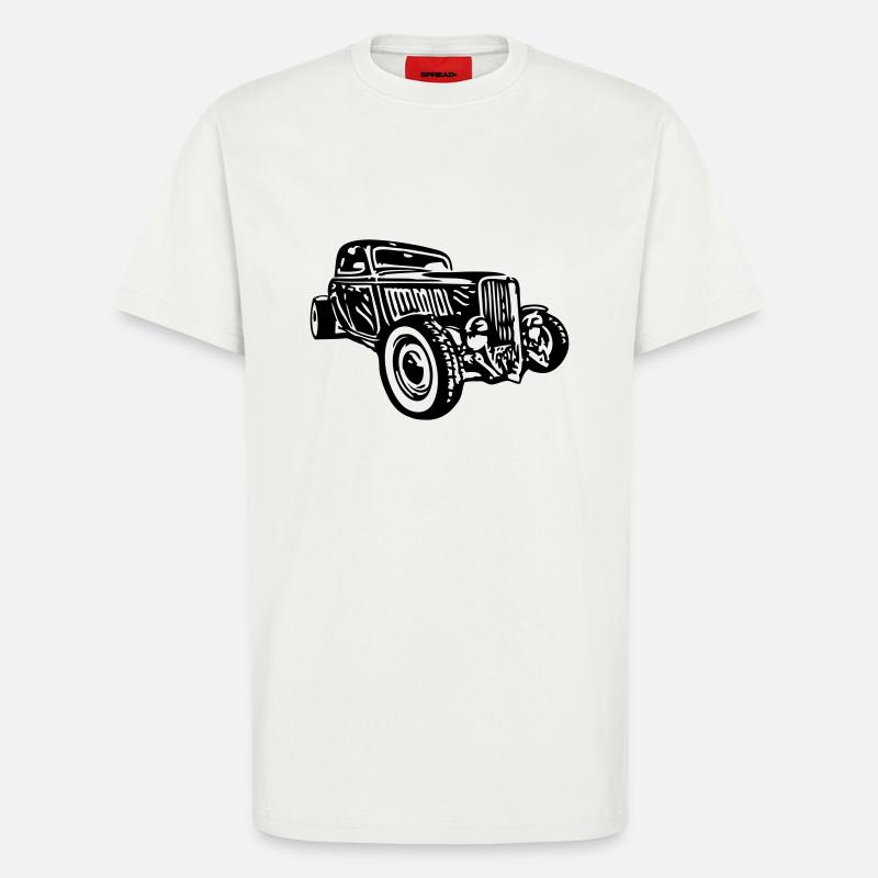Hot Rod - T-Shirt - made by SPREAD - OFF WHITE