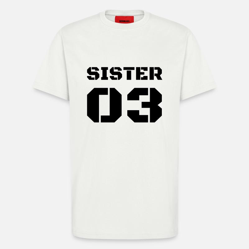 Dritte Schwester - Sister 03 - T-Shirt - made by SPREAD - OFF WHITE
